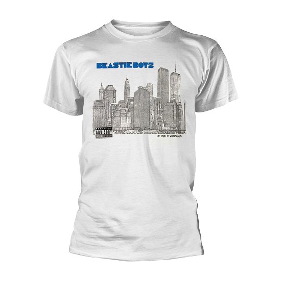 Cover for Beastie Boys · 5 Boroughs (T-shirt) [size S] [White edition] (2019)