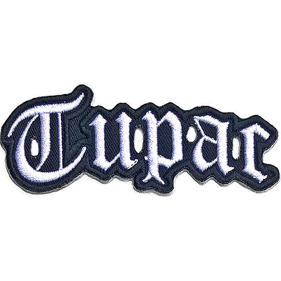 Tupac Standard Woven Patch: Cut-Out Logo - Tupac - Merchandise -  - 5056368633218 - 