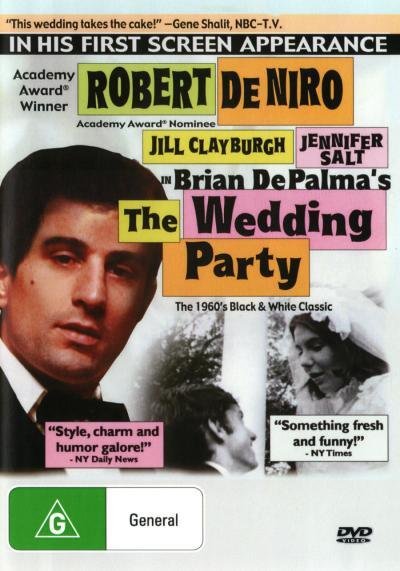 The Wedding Party - Robert De Niro - Film - ROCK/POP - 9332412007218 - 29. juni 2011