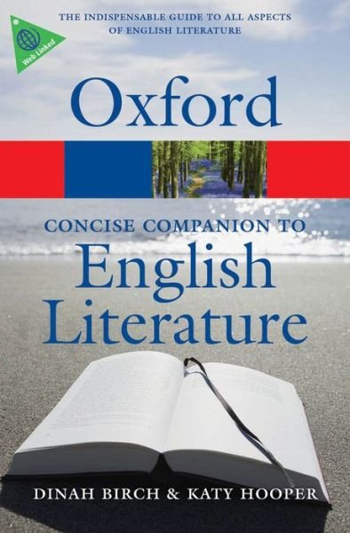 Cover for Birch, Dinah (Ed) · The Concise Oxford Companion to English Literature - Oxford Quick Reference (Paperback Book) [4 Revised edition] (2012)