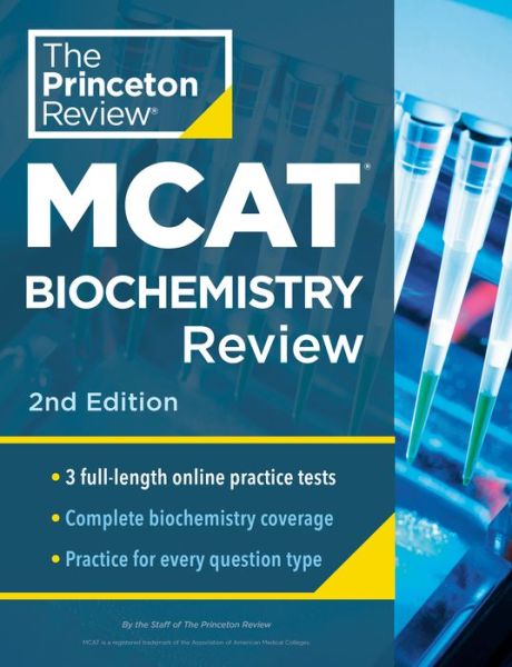 Cover for Princeton Review · Princeton Review MCAT Biochemistry Review - Graduate School Test Preparation (Taschenbuch) [2 Revised edition] (2022)