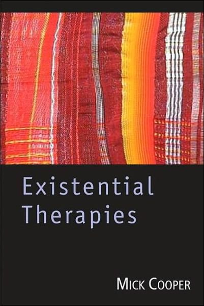 Cover for Mick Cooper · Existential Therapies (Paperback Book) (2003)