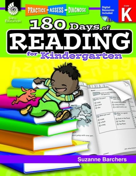 Cover for Suzanne Barchers · 180 Days of Reading for Kindergarten: Practice, Assess, Diagnose (Paperback Book) (2013)