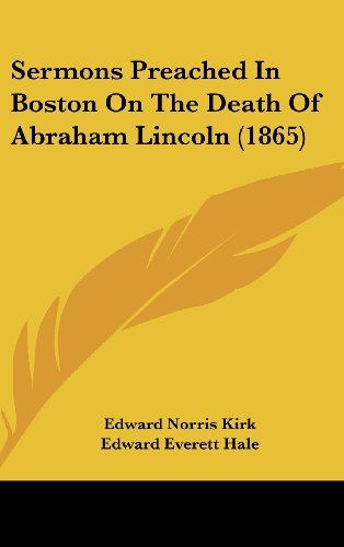 Cover for George Putnam · Sermons Preached in Boston on the Death of Abraham Lincoln (1865) (Hardcover Book) (2008)