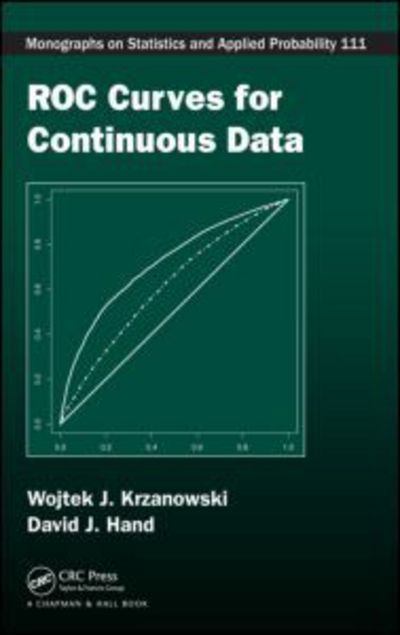 Cover for Wojtek J. Krzanowski · ROC Curves for Continuous Data - Chapman &amp; Hall / CRC Monographs on Statistics and Applied Probability (Hardcover Book) (2009)