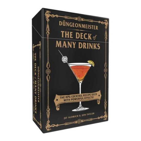 Cover for Jef Aldrich · Dungeonmeister: The Deck of Many Drinks: The RPG Cocktail Recipe Deck with Powerful Effects! - Dungeonmeister Series (Flashcards) (2024)