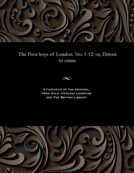Cover for The Poor Boys of London. No. 1-12 (Paperback Book) (1901)