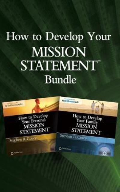 Cover for Stephen R. Covey · How to Develop Your Mission Statements Bundle (CD) (2016)