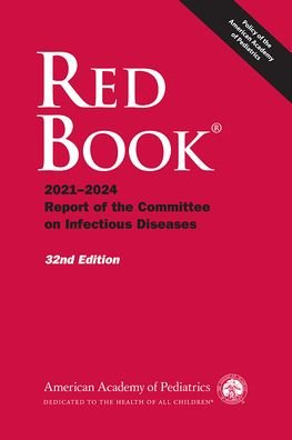Cover for Red Book 2021-2024: Report of the Committee on Infectious Diseases (Paperback Book) [32 Revised edition] (2021)