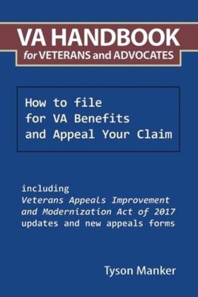 Cover for Tyson Manker · Va Handbook for Veterans and Advocates (Taschenbuch) (2020)