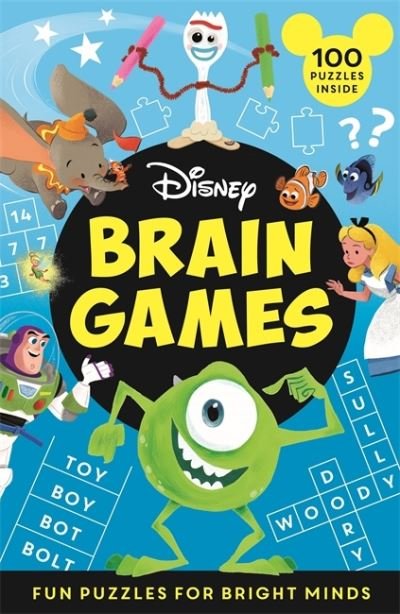 Cover for Walt Disney · Disney Brain Games: Fun puzzles for bright minds (Paperback Book) (2022)