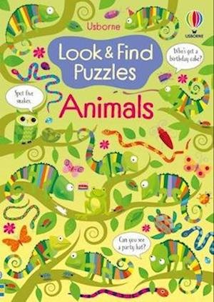Cover for Kirsteen Robson · Look and Find Puzzles Animals - Look and Find Puzzles (Paperback Book) (2022)
