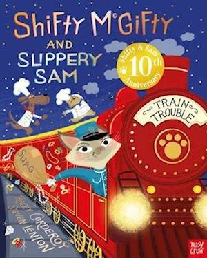 Cover for Tracey Corderoy · Shifty McGifty and Slippery Sam: Train Trouble - Shifty McGifty and Slippery Sam (Inbunden Bok) (2023)