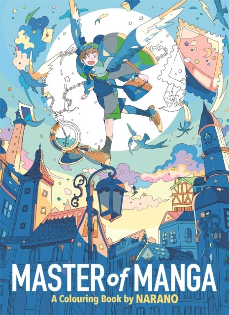 Cover for Narano · Master of Manga: A Colouring Book by Narano (Paperback Bog) (2024)