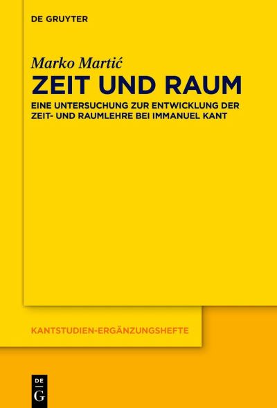 Cover for Marko Martic · Zeit Und Raum (Hardcover Book) (2022)