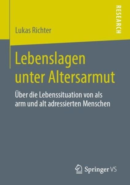 Cover for Richter · Lebenslagen unter Altersarmut (Book) (2019)