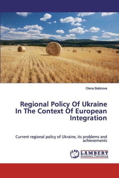 Cover for Babinova · Regional Policy Of Ukraine In (Book) (2019)
