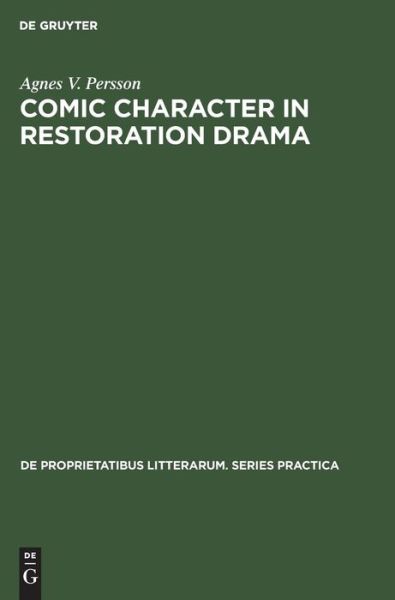 Cover for Agnes V. Persson · Comic character in restoration drama (Book) (1975)