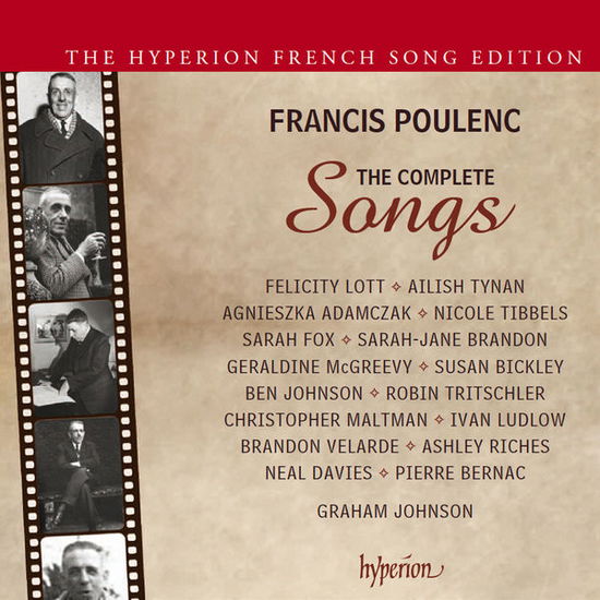 Poulencthe Complete Songs - Graham Johnson - Musiikki - HYPERION - 0034571280219 - maanantai 30. syyskuuta 2013