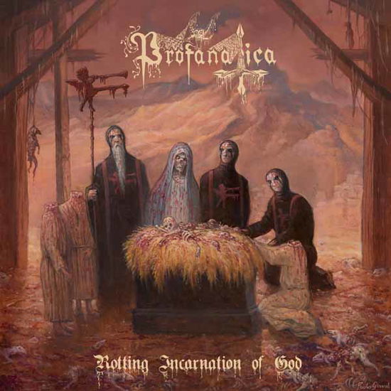 Cover for Profanatica · Rotting Incarnation of God (Lucky Dip - Gold or Marbled) (LP) (2025)