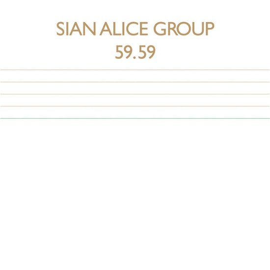 Cover for Sian Alice Group · 59'59 (LP) (2008)