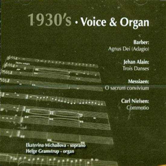 Cover for Gramstrup Helge · 1930's voice &amp; organ (CD) (2011)