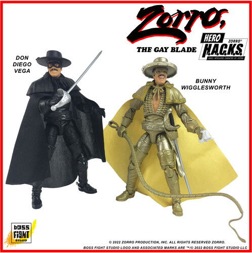 Hero Hacks Zorro Wv2 Gay Blade Collectors 2pk af ( - Boss Fight Studio - Merchandise -  - 0814800023219 - August 31, 2023