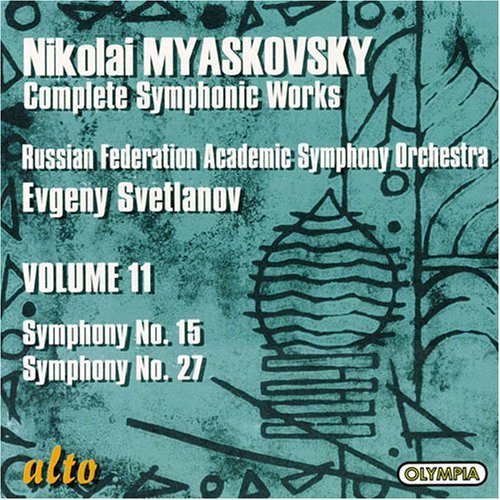Complete Symphonic Works Vol.11 - N. Myaskovsky - Music - ALTO - 0894640001219 - October 8, 2007