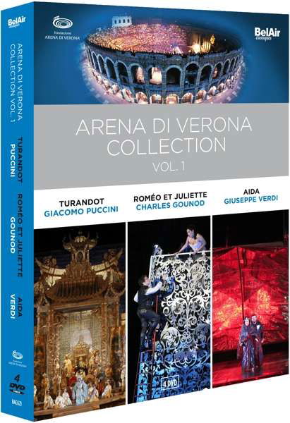 Cover for Arena Di Verona Collection Vol.1 (DVD) (2019)