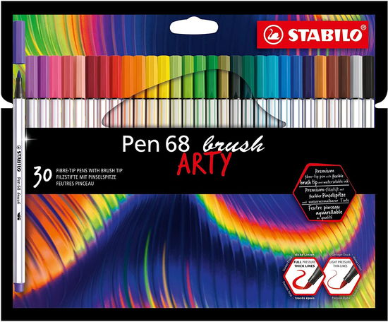 Cover for Stabilo · STABILO Pen 68 brush ARTY Filzstifte farbsortiert, (Legetøj)