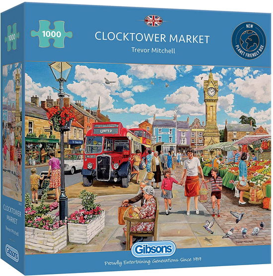 Cover for Gibson · Clocktower Market (1000 Stukjes) (Puslespill)