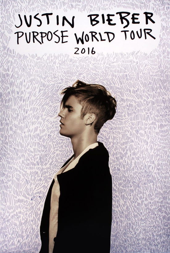 Cover for Justin Bieber · Justin Bieber: Purpose Tour (Poster Maxi 61x91,5 Cm) (MERCH)