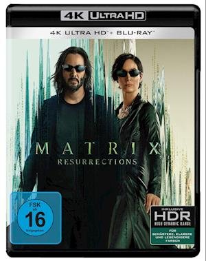 Cover for Keanu Reeves,carrieanne Moss,yahya Abdulmateen... · Matrix Resurrections (4K UHD Blu-ray) (2022)