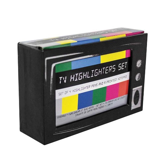 Paladone: Tv Highlighter Desk Set (Set 4 Highlighters) - Paladone - Marchandise - Paladone - 5055964703219 - 