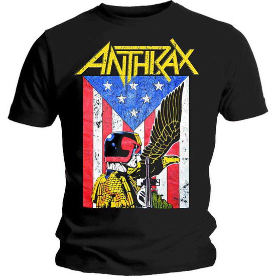 Anthrax Unisex T-Shirt: Dread Eagle (Black) - Anthrax - Gadżety - Global - Apparel - 5056170622219 - 22 listopada 2017