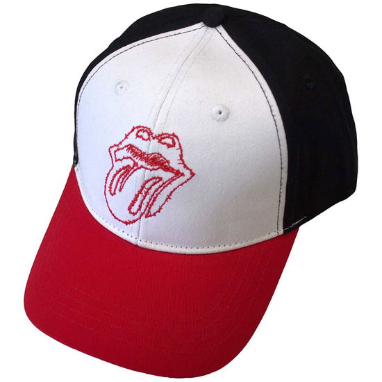 Cover for The Rolling Stones · The Rolling Stones Unisex Baseball Cap: Classic Tongue Outline (Red, White &amp; Black) (CLOTHES) (2024)