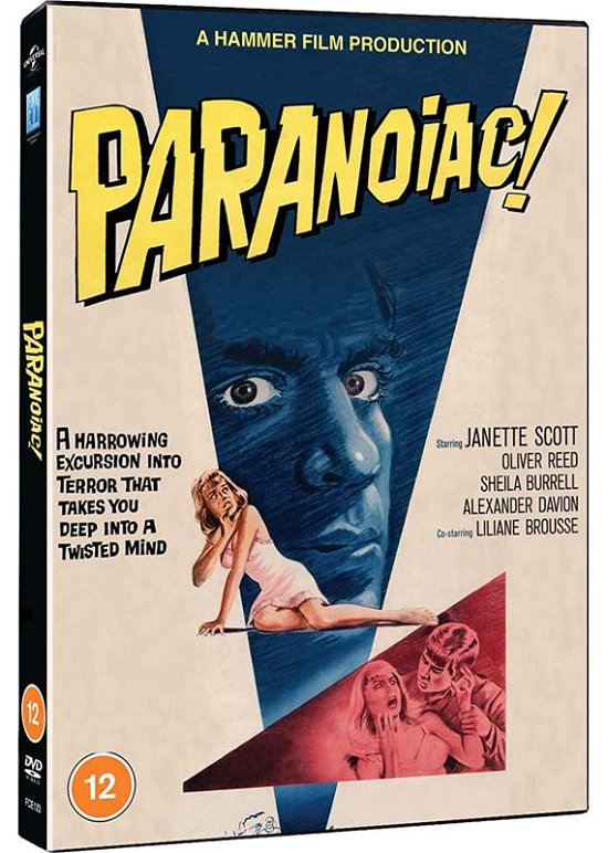 Cover for Paranoiac (DVD) (2021)