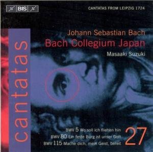 Cover for Bcj / Suzuki / Ryden / Bertin / Turk · J.S. Bach: Cantatas - Vol. 27 (CD) (2005)