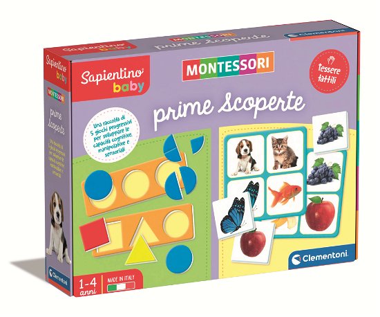 Clementoni · Clementoni: Sapientino Baby Educativo Made In Italy Montessori Baby Prime Scoperte (MERCH)