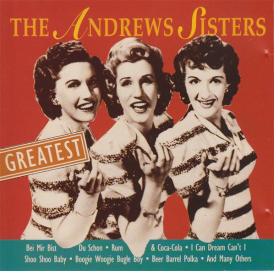 Cover for Andrew Sisters · Andrew Sisters-greatest (CD)