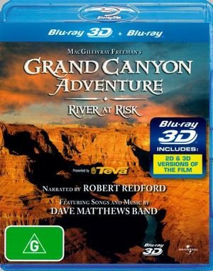 Cover for Grand Canyon Adventure River a · Grand Canyon Adventure: River at Risk (Imax) (3D Blu-ray / Blu-ray) (Blu-ray) (2012)