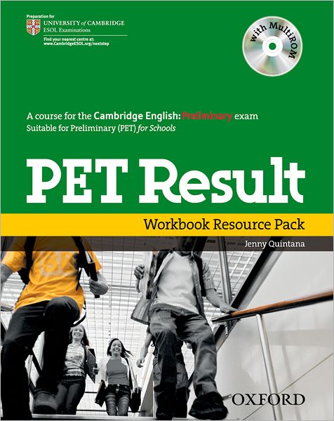 Cover for Jenny Quintana · PET Result. Interm.Workbook,m.CD (Book) (2010)