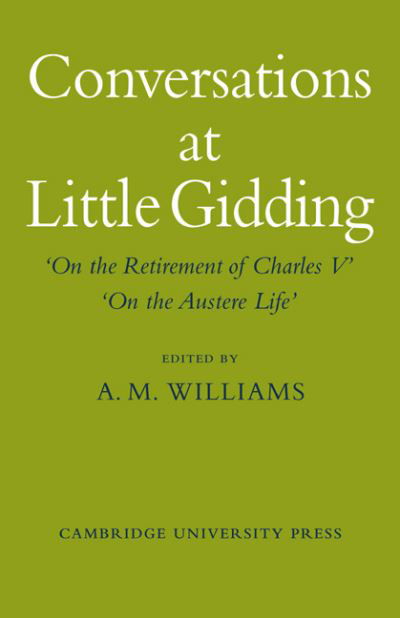 Cover for A M Williams · Conversations at Little Gidding (Paperback Book) (2006)