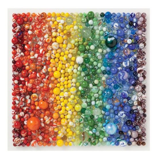 Rainbow Marbles 500 Piece Puzzle - Galison - Gesellschaftsspiele - Galison - 9780735351219 - 16. Januar 2017