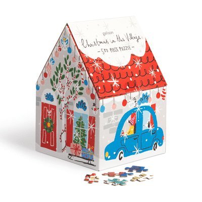 Christmas in the Village 500 Piece House Puzzle - Galison - Board game - Galison - 9780735380219 - August 3, 2023