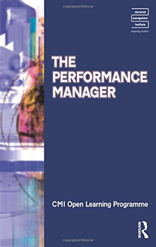 Cover for Kate Williams · Performance Manager Cmiolp (Cmi Open Learning Programme) (Paperback Book) (2004)