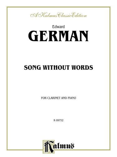 Cover for Edward · German Song Without Words Clarin (Paperback Book) [Kalmus edition] (1985)