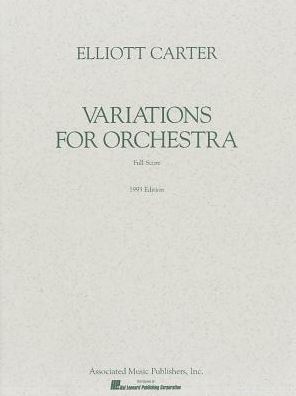 Cover for Elliott Carter · Variations for Orchestra (1954-1955) (Paperback Book) (1986)