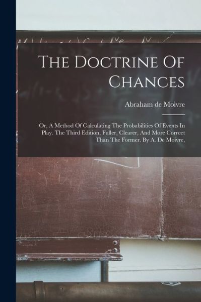 Cover for Abraham de Moivre · Doctrine of Chances (Buch) (2022)