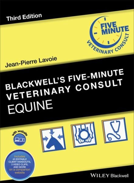 Cover for Lavoie, Jean-Pierre (Universite de Montreal) · Blackwell's Five-Minute Veterinary Consult: Equine - Blackwell's Five-Minute Veterinary Consult (Innbunden bok) (2019)